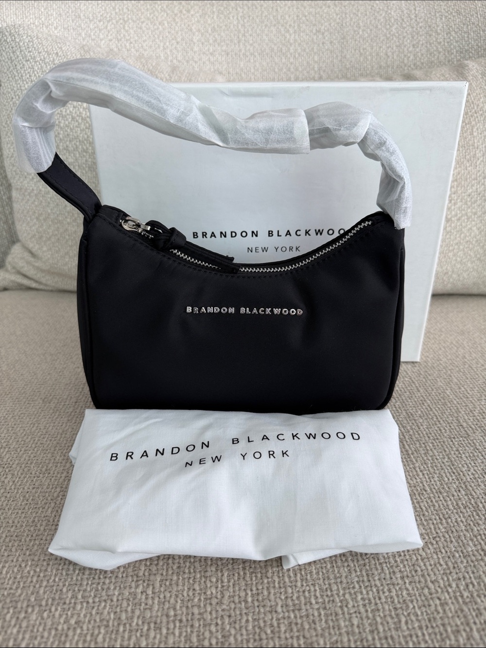 BNNW Brandon Blackwood Syl Black Nylon Bag